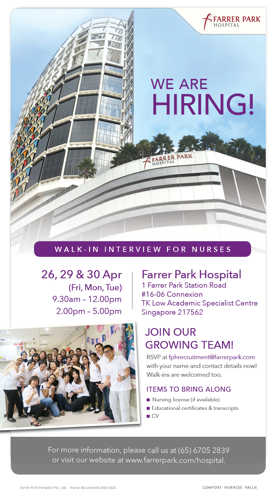 Walk In Interview For Nurses 2019